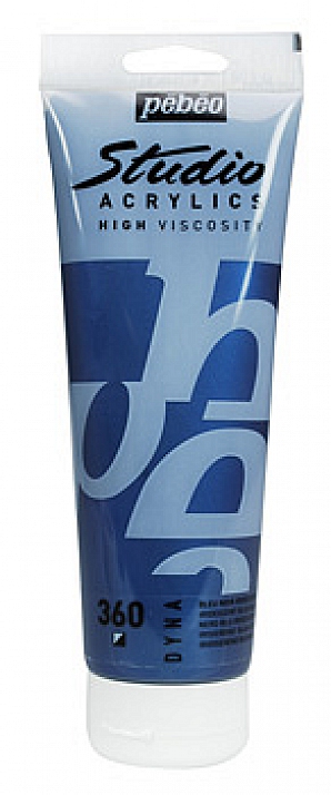 Iridescent blue black 360 - Studio Acrylic