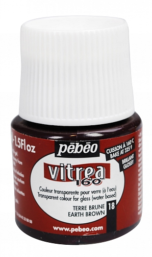 Vitrea 160 lesklé odstíny 45 ml Earth brown 18