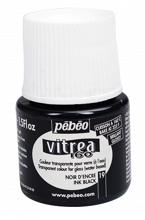 Vitrea 160 lesklé odstíny 45 ml Ink black 19