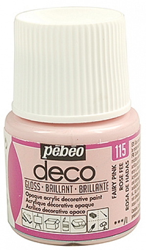 Akrylové barvy DECO- lesklé 45 ml. 115 Fairy pink