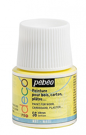 Akrylové barvy DECO- matné 45 ml. 56 Lemon