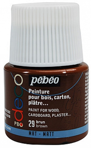 Akrylové barvy DECO- matné 45 ml. 29 Brown