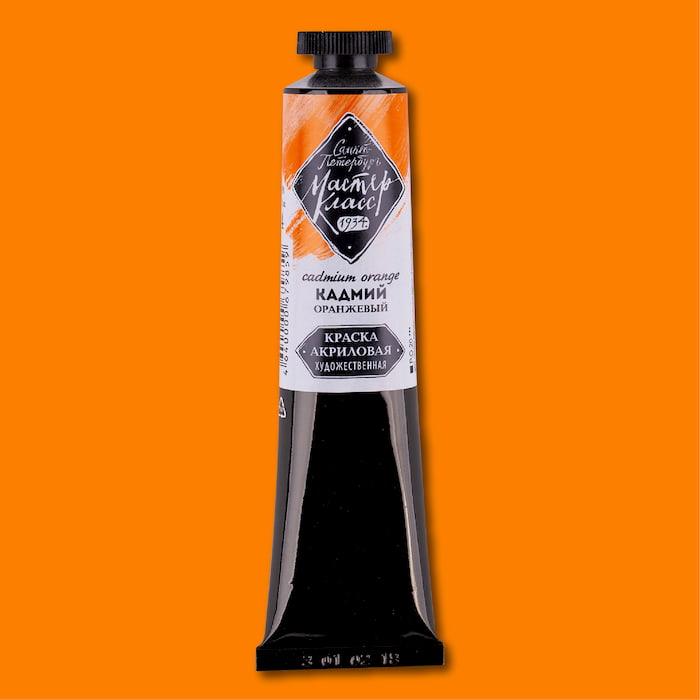 Cadmium Orange 304 Akryl Master Class Saint Petersburg