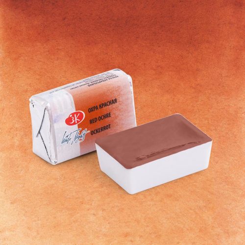 Akvarelová barva White Nights Red ochre - odstín okrově červená - 309 - objem 2.5ml - Nevskaya Palitra St. Petersburg