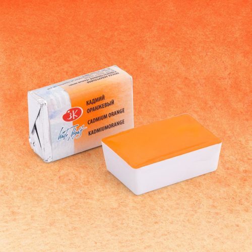 Akvarelová barva White Nights Cadmium orange- odstín kadmium oranžová - 304 - objem 2.5ml - Nevskaya Palitra St. Petersburg