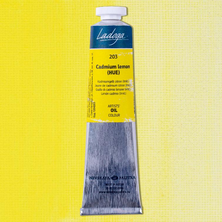 Ladoga - olejové barvy 203 Cadmium Lemon 46 ml