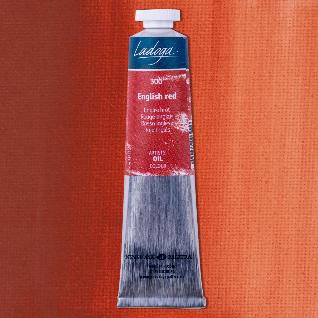Ladoga - olejové barvy 300 English Red 46 ml