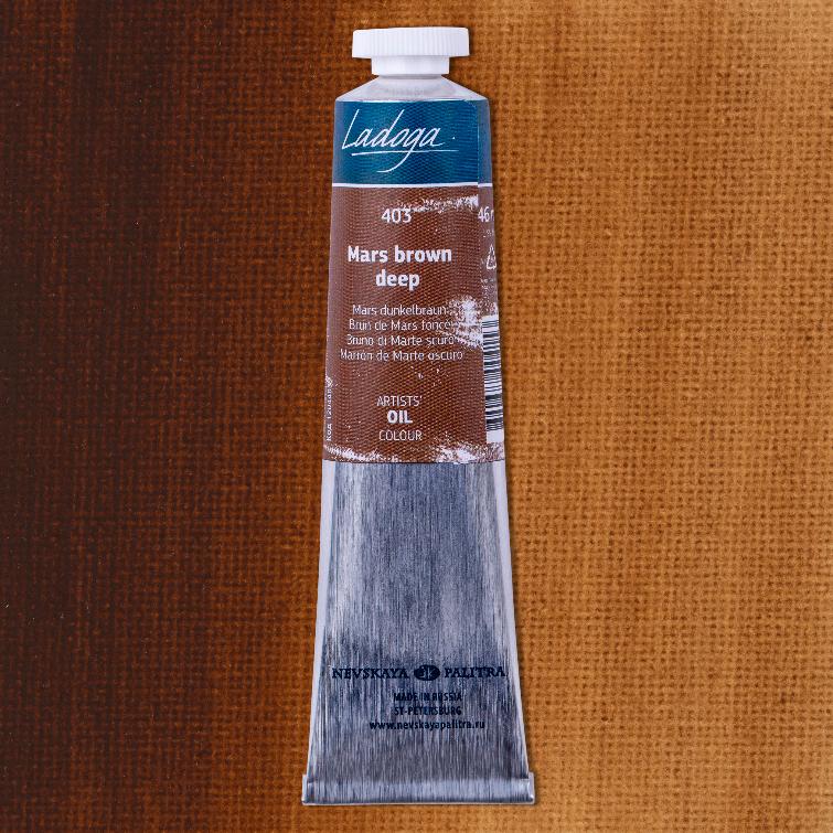 Ladoga - olejové barvy 403 Mars Brown deep 46 ml