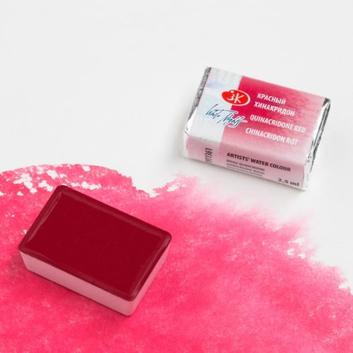 Akvarelová barva White Nights Quinacridone red - odstín červená - 361 - objem 2.5ml - Nevskaya Palitra St. Petersburg - Image 4