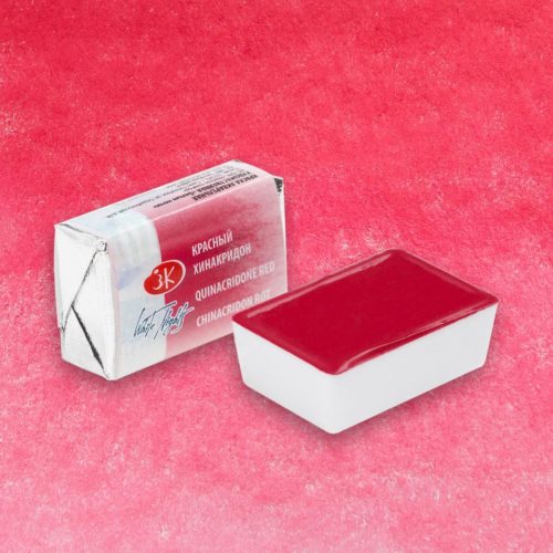 Akvarelová barva White Nights Quinacridone red - odstín červená - 361 - objem 2.5ml - Nevskaya Palitra St. Petersburg