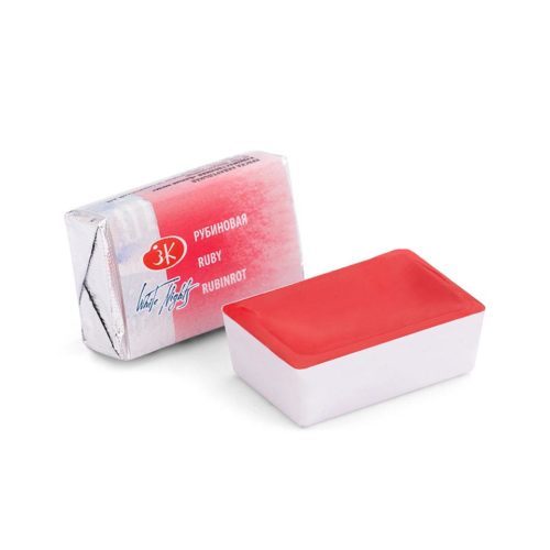 Akvarelová barva White Nights Ruby- odstín červená rubínová 323 - objem 2.5ml - Nevskaya Palitra St. Petersburg - Image 2