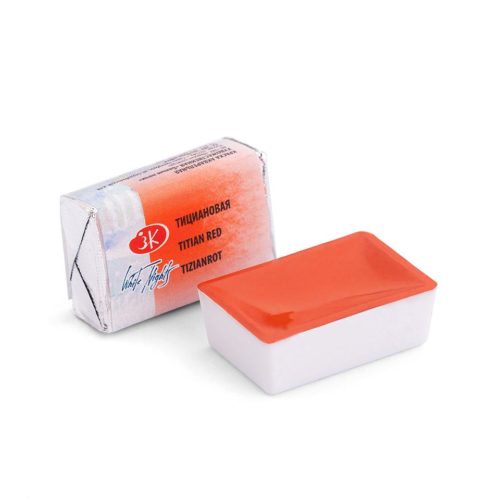 Akvarelová barva White Nights Titian red -odstín červená - 226 objem 2.5ml - Nevskaya Palitra St. Petersburg - Image 2