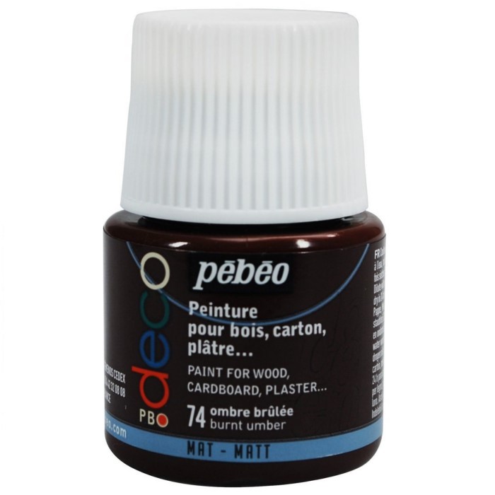 Akrylové barvy DECO- matné 45 ml. 74 Burnt umber