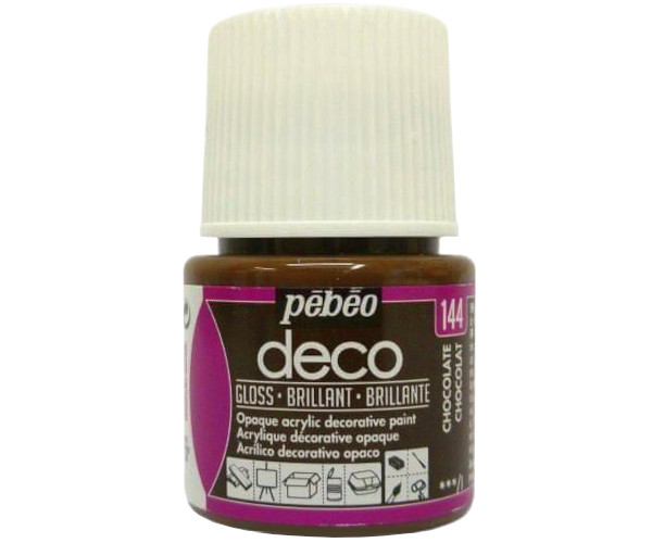Akrylové barvy DECO- lesklé 45 ml. 144 Chocolate