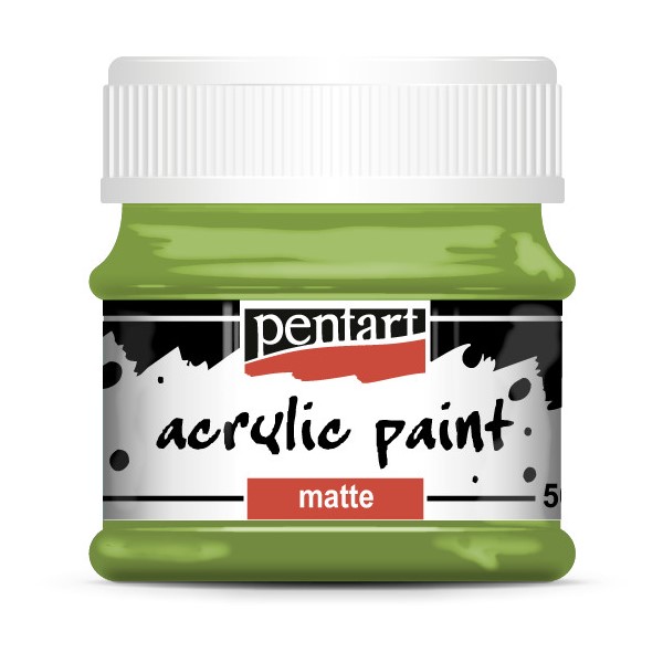 Akrylová barva apple green 50ml.- Pentart