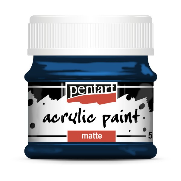 Akrylová barva dark blue 50ml.- Pentart