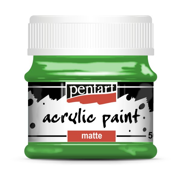 Akrylová barva leaf green 50ml.- Pentart