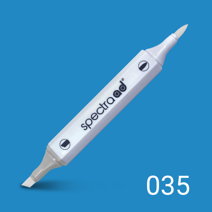 035 Bright Blue - Spektra marker