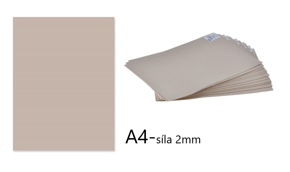 Pěnová guma EVA - kapučíno