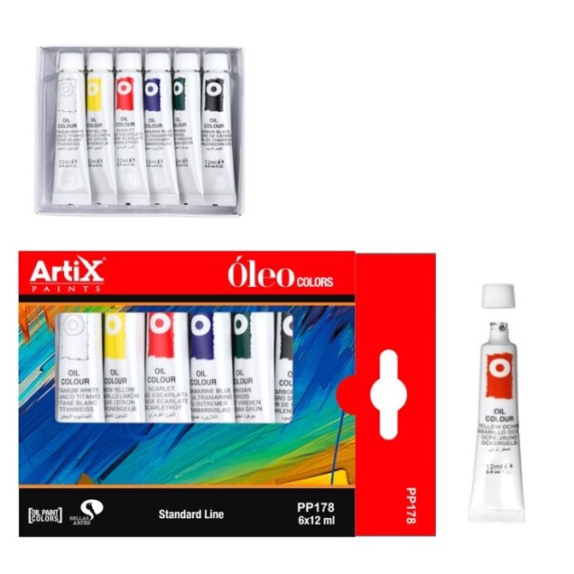 Sada olej Artix 6 kusů