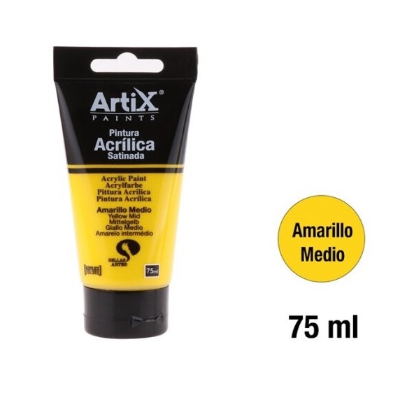 Medium yellow - střední žlutá - akryl Artix