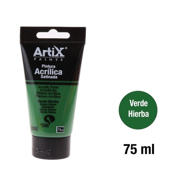 Grass green- zelená travní - akryl Artix