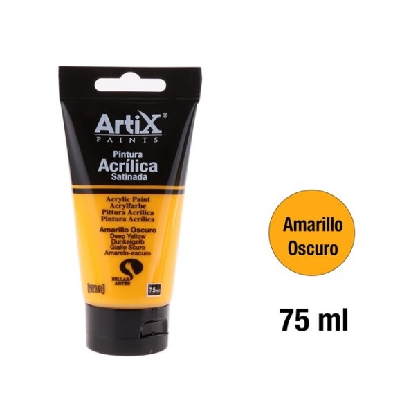 Dark yellow - tmavá žlutá - akryl Artix