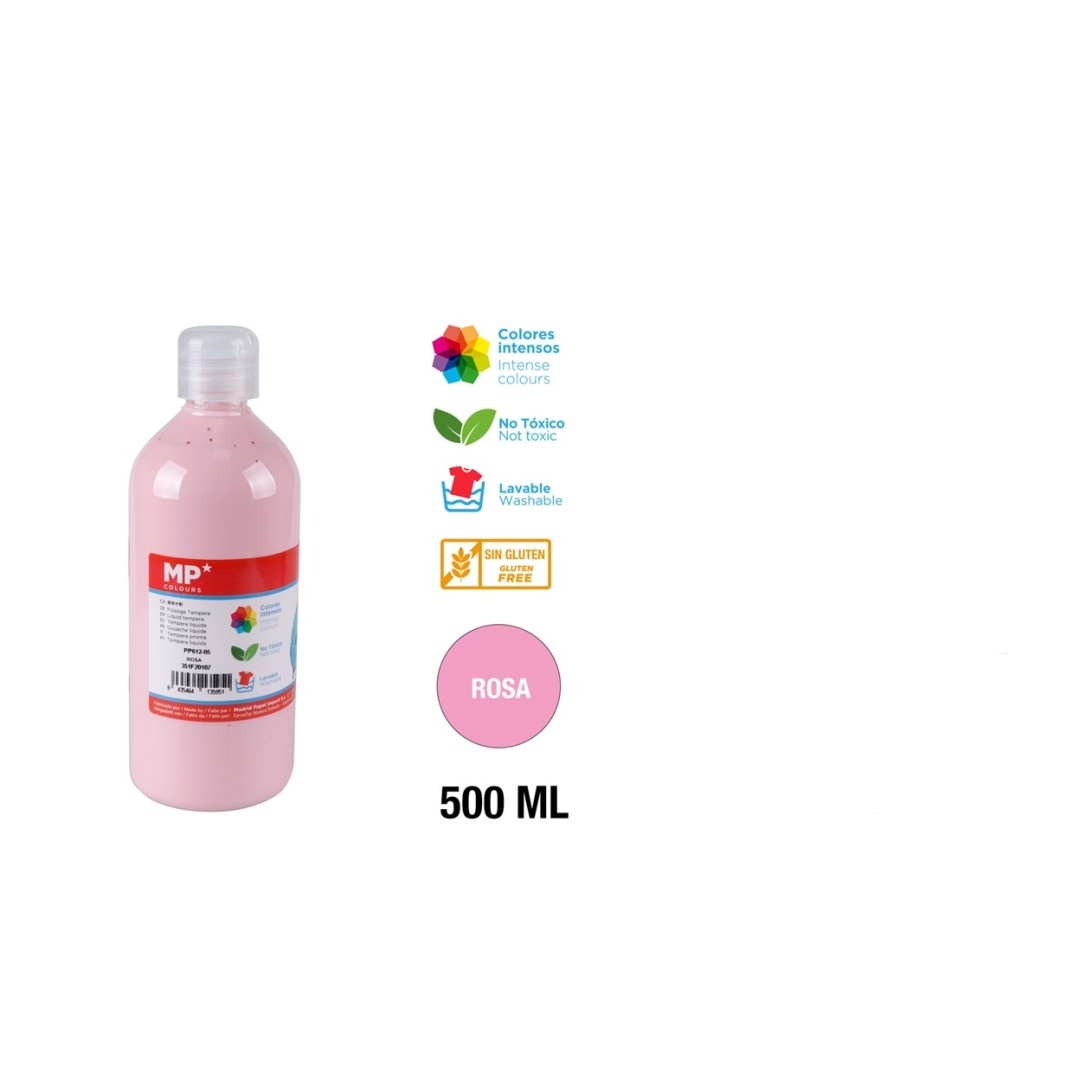Tempera růžová 500 ml