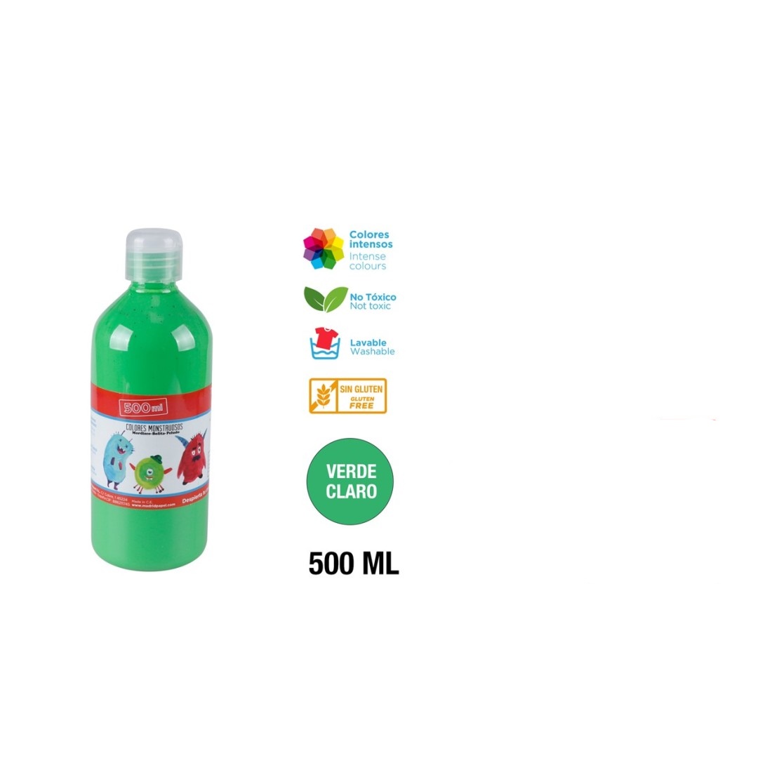 Tempera zelená světlá 500 ml