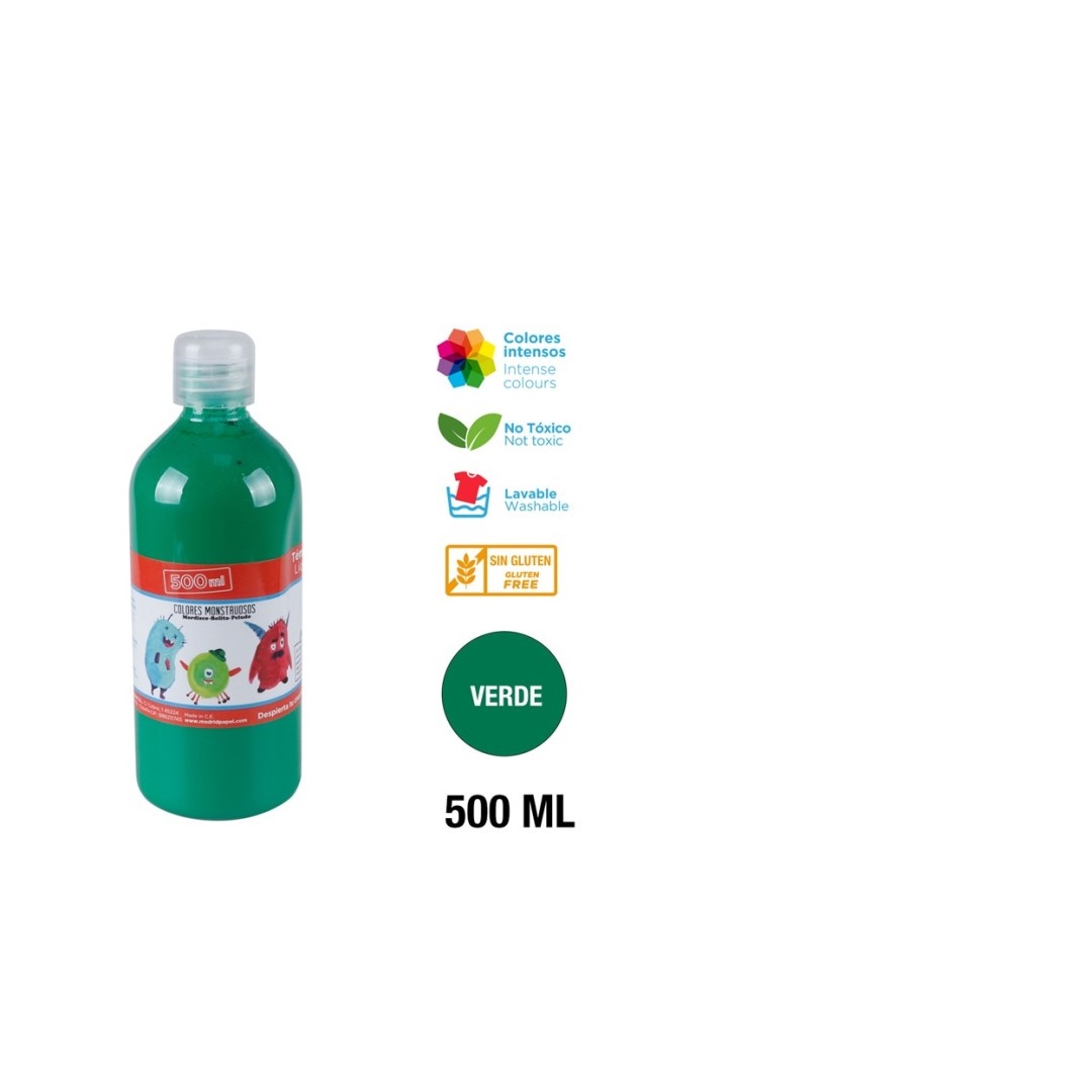 Tempera zelená 500 ml
