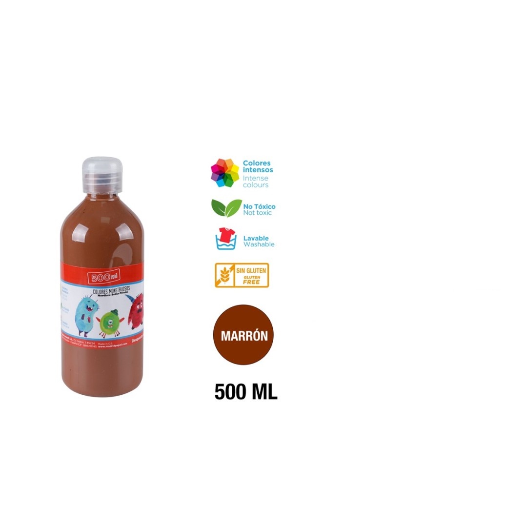 Tempera hnědá 500 ml