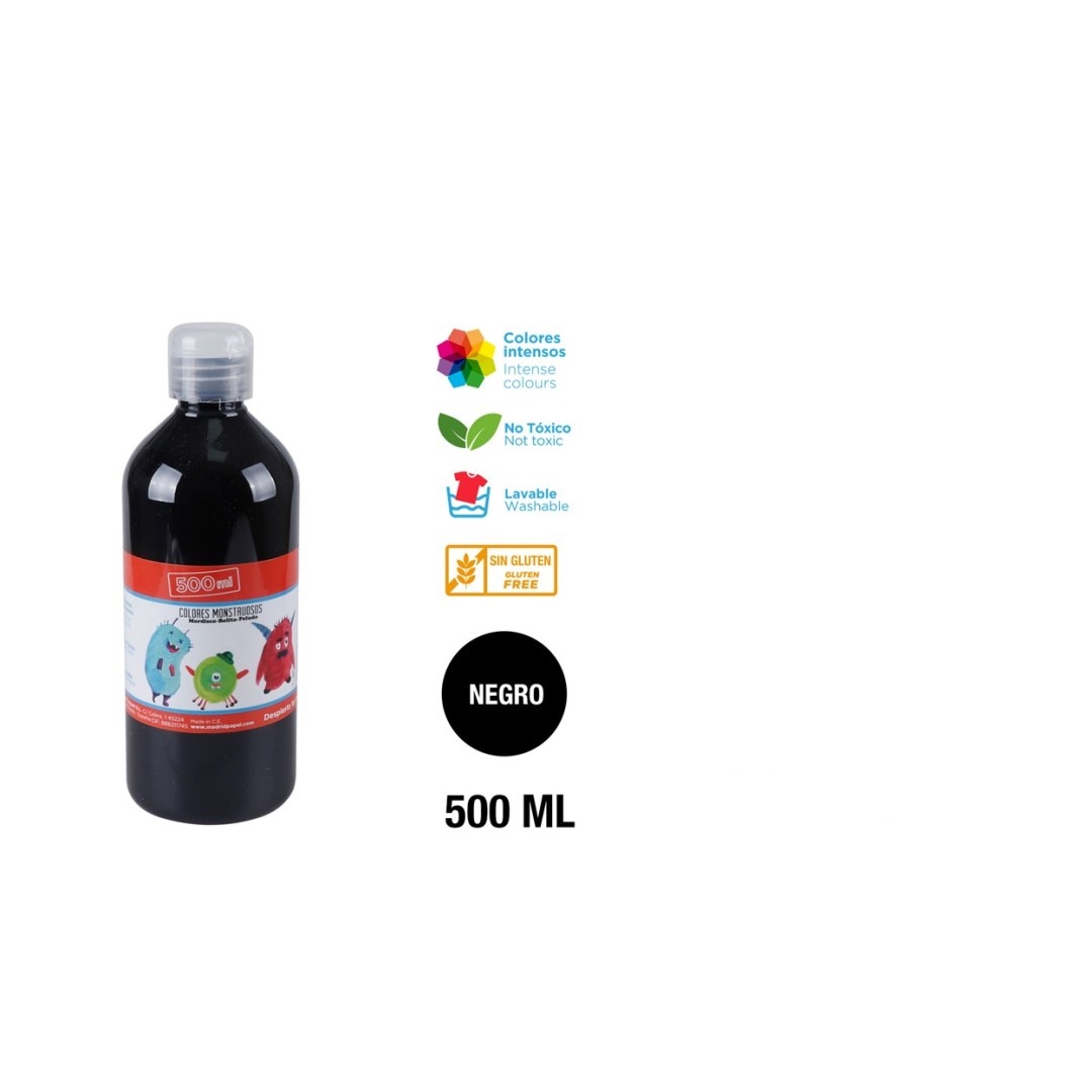 Tempera černá 500 ml