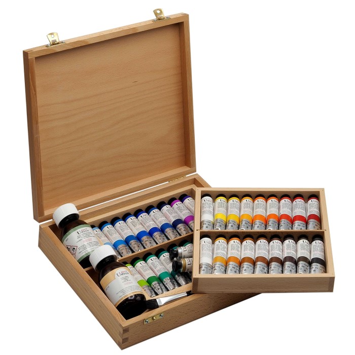 Umton Oil Color Set WALSH O-36 v dřevěné kazetě