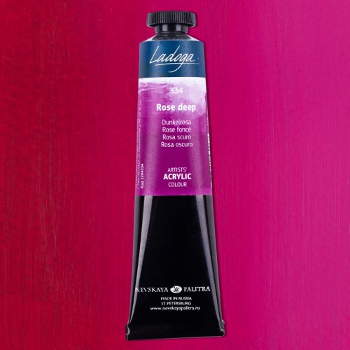 Rose deep 334 akryl-Ladoga 46 ml