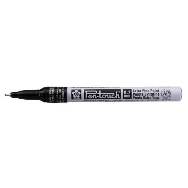 Pen Touch Sakura EF lihový fix 0,7 mm černý