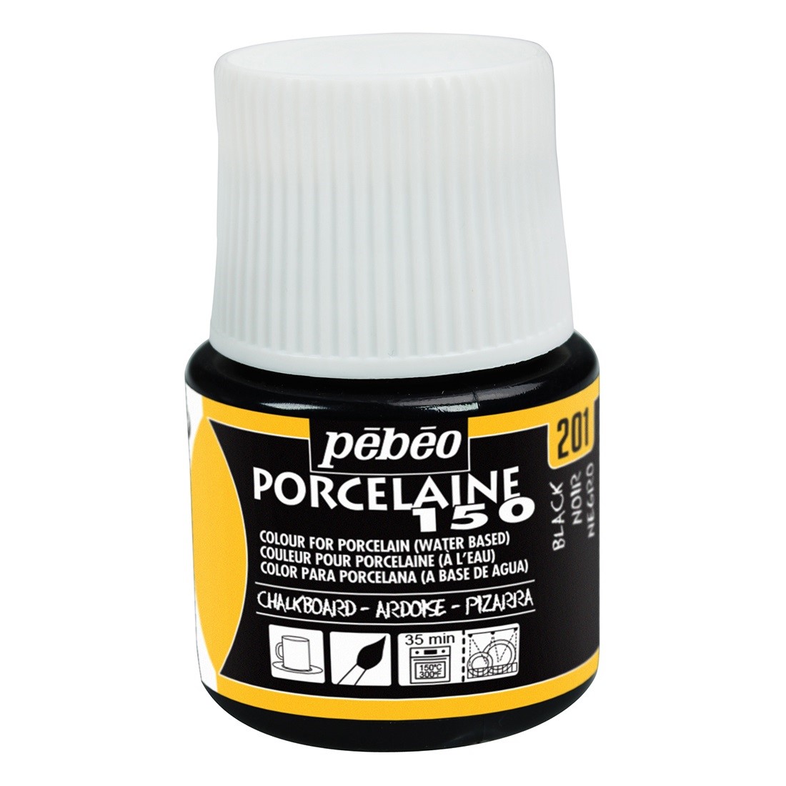 Porcelaine 150 - 45 ml black 201