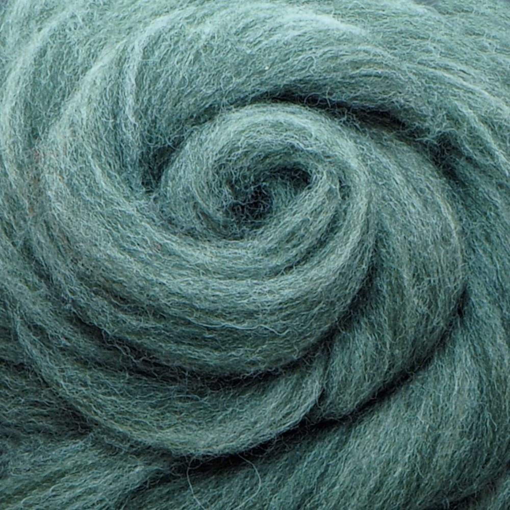 Ovčí vlna Merino česaná jemná 20 g melír zelený 106