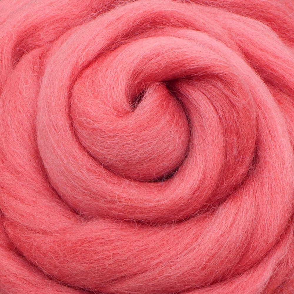 Ovčí vlna Merino česaná jemná 20 g sladce růžová 23