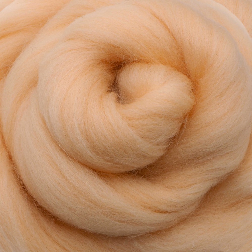 Ovčí vlna Merino česaná jemná 20 g meruňková 63
