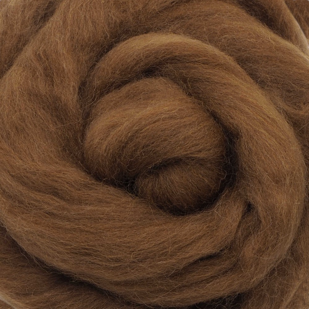Ovčí vlna Merino česaná jemná 20 g hnědá světlá 64