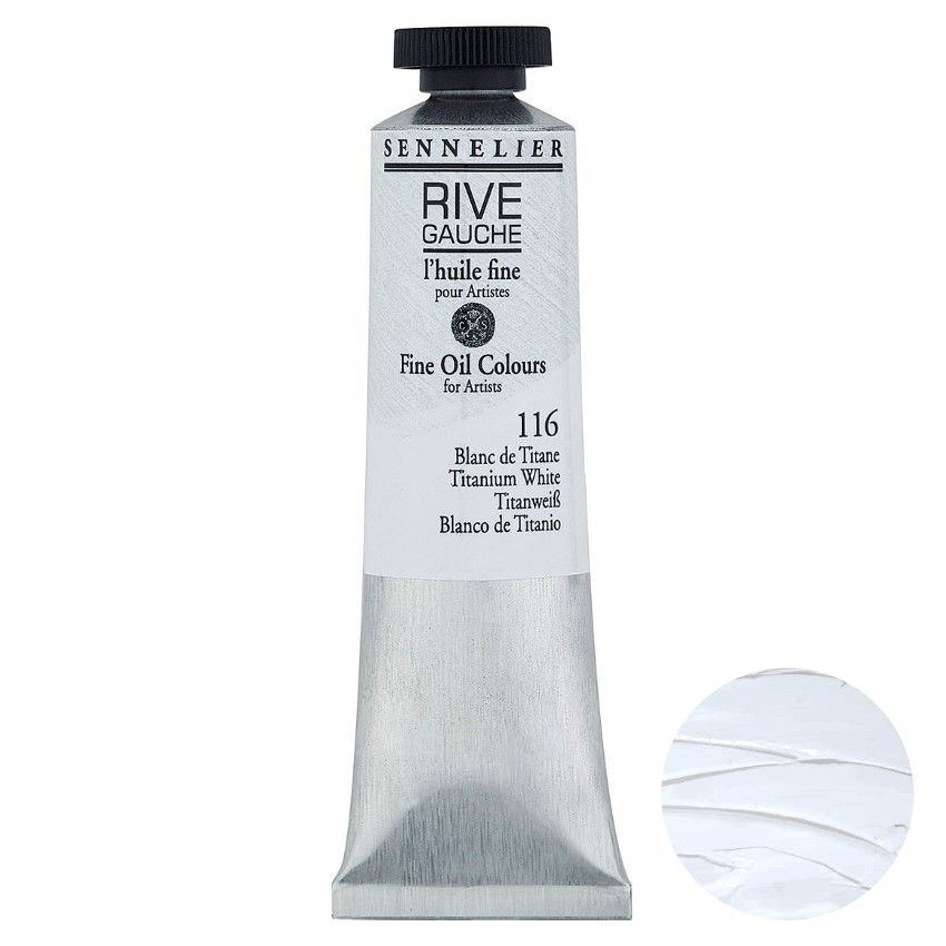 Sennelier Olej Rive Gauche 40 ml 116 Titanium White