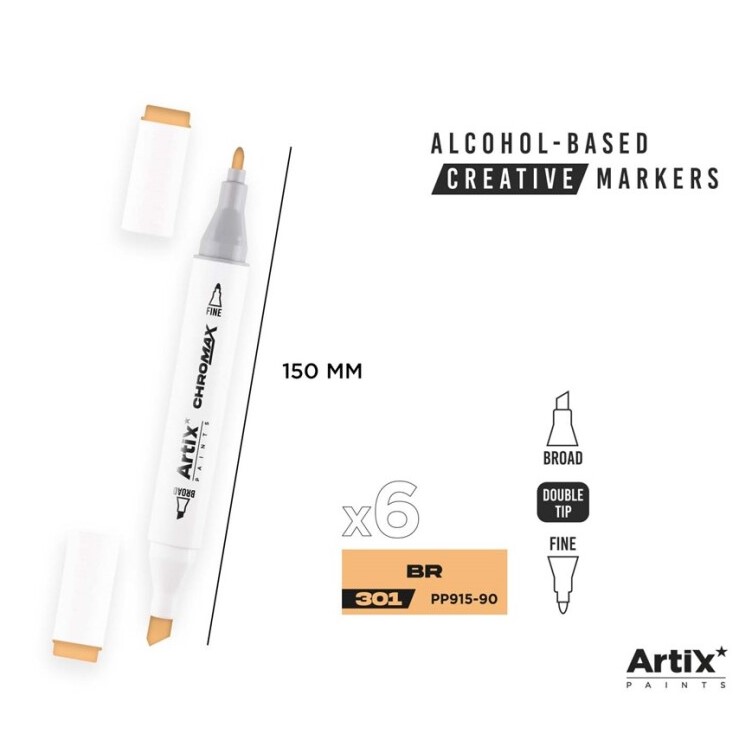 Alkoholový marker Artix Chromax BR 301