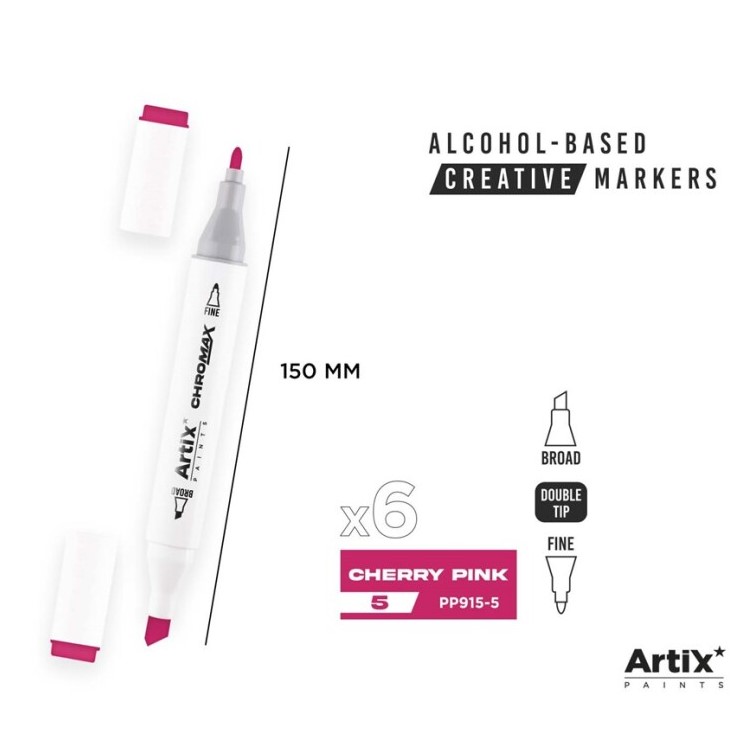 Alkoholový marker Artix Chromax Cherry Pink 5