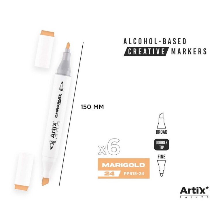 Alkoholový marker Artix Chromax Marigold 24
