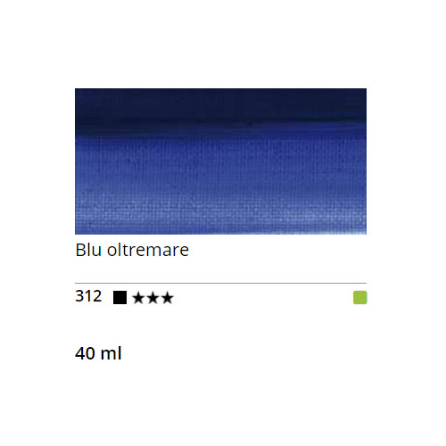Sennelier Olej Rive Gauche 40 ml 312 Ultramarine Blue Light - Image 2