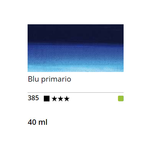 Sennelier Olej Rive Gauche 40 ml 385 Primary Blue - Image 2