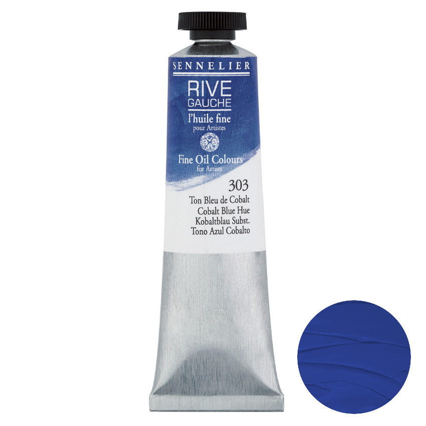Sennelier Olej Rive Gauche 40 ml 303 Cobalt Blue Hue