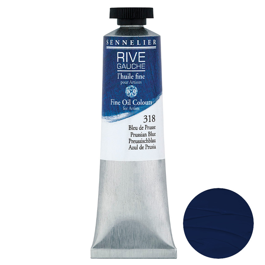 Sennelier Olej Rive Gauche 40 ml 318 Prussian Blue