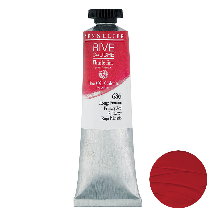Sennelier Olej Rive Gauche 40 ml 686 Primary red