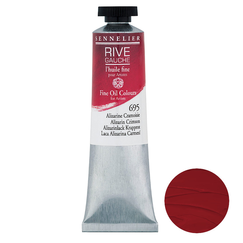Sennelier Olej Rive Gauche 40 ml 695 Alizarin Crimson